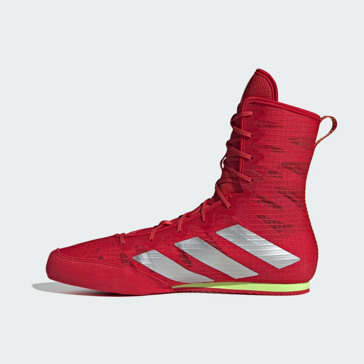 JP9846 adidas Box Hog 4 Better Scarlet Silver Metallic Lucid Lemon (Men's)