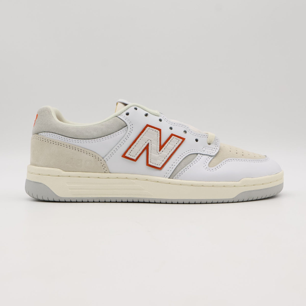 NM480NYK KITH New Balance Numeric 480 Madison Square Garden White Orange (Men's)