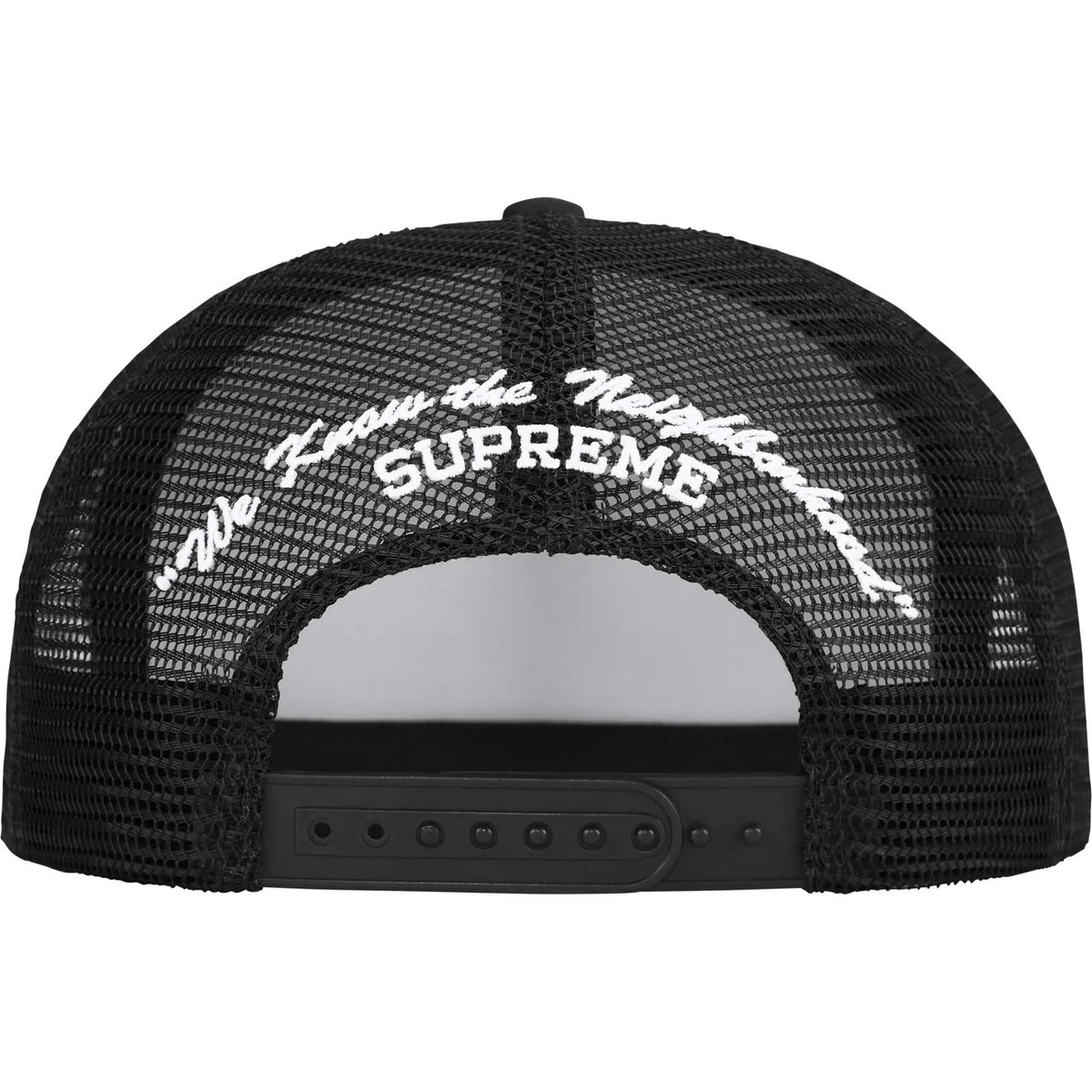 Supreme Beef Mesh Back 5-Panel Black