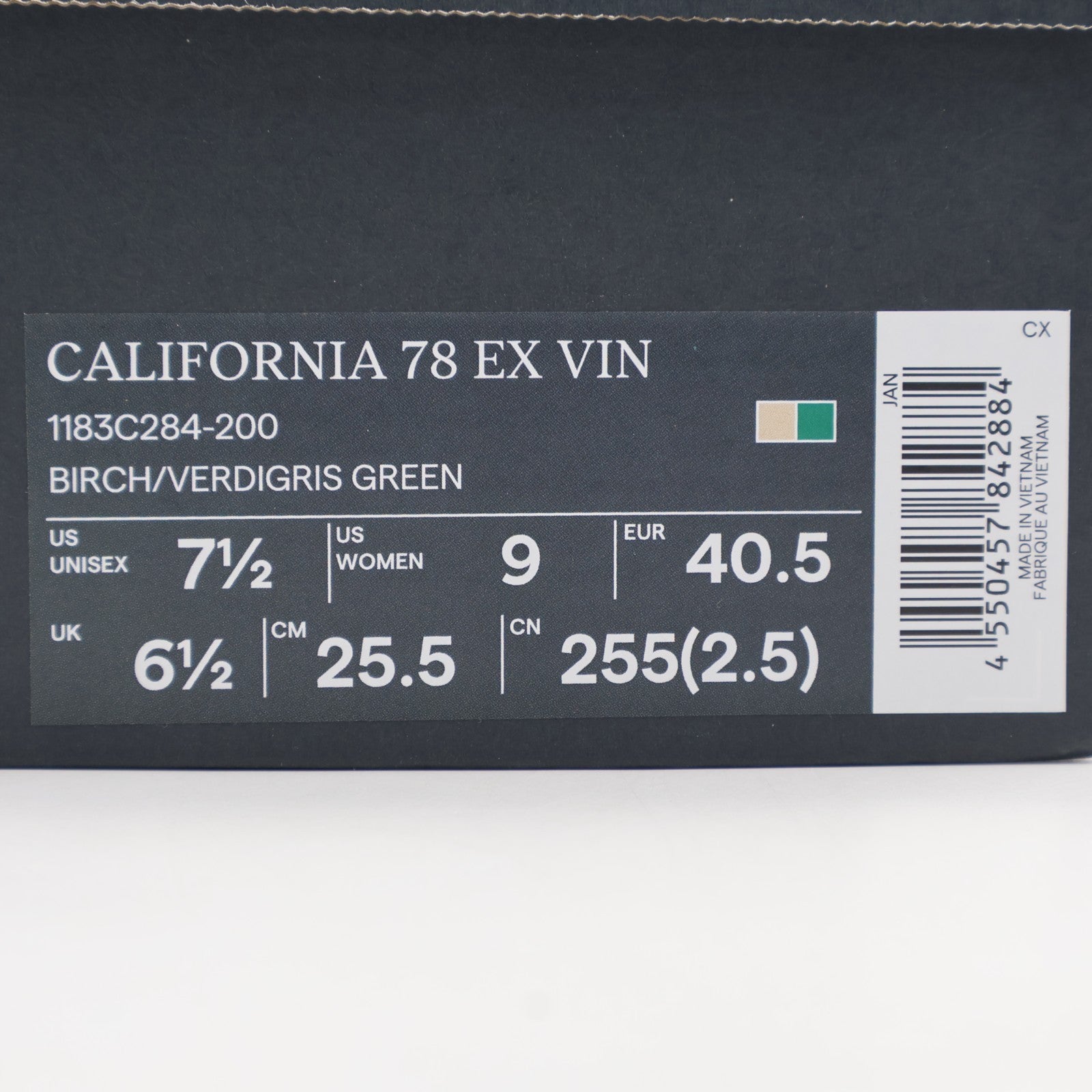 1183C284-200 Onitsuka Tiger California 78 EX VIN Birch Verdigris Green (Men's)