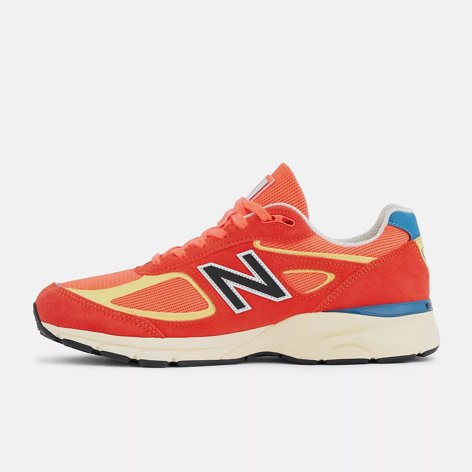 U99076B New Balance 990V4 Urgent Red Maize (Men's)