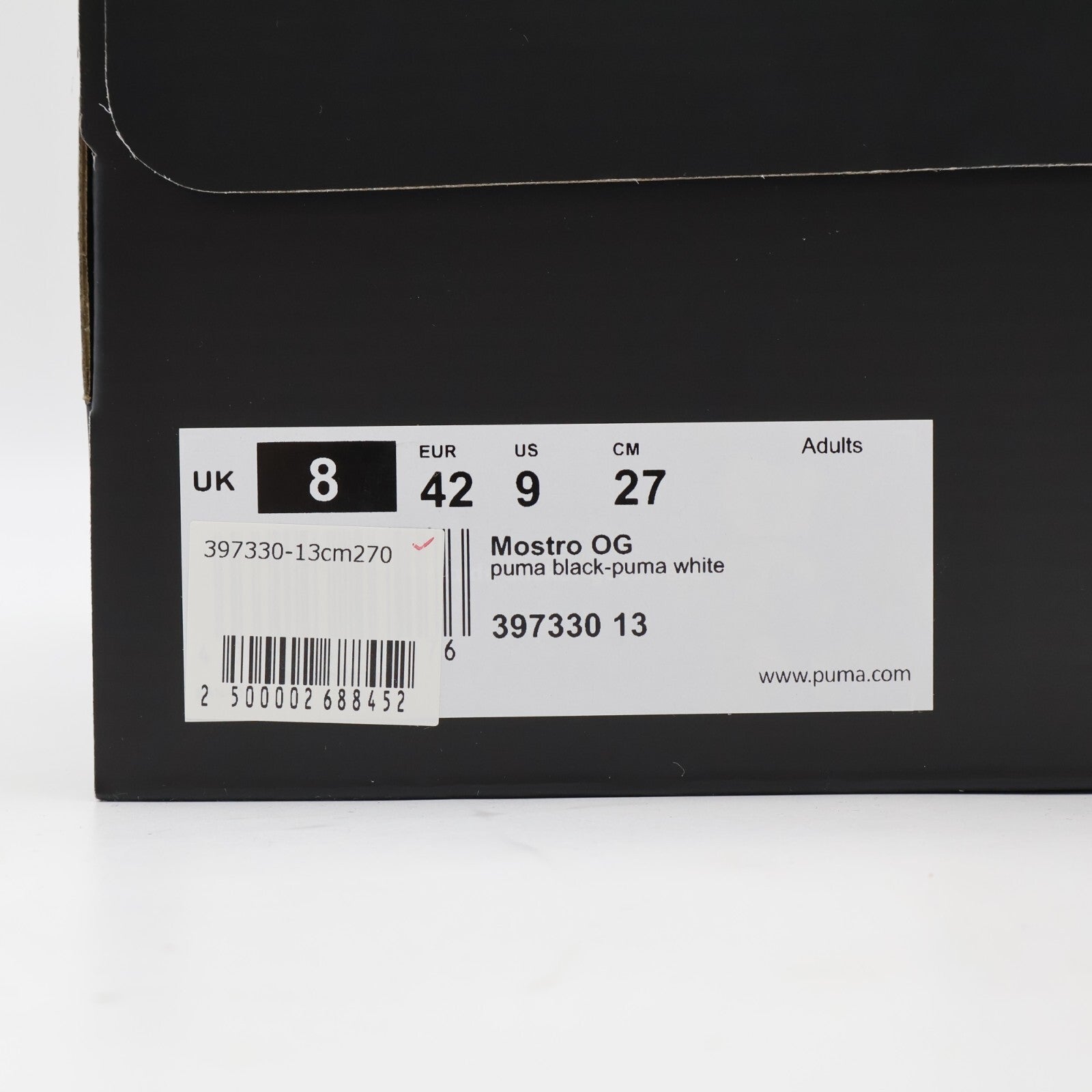 397330-13 Puma Mostro OG Black White (Men's)