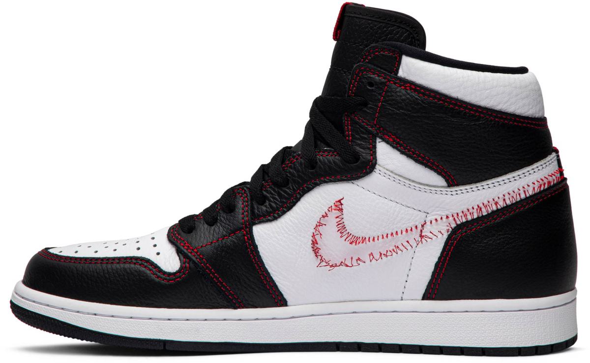 CD6579-071 Nike Air Jordan 1 High OG Defiant "Black/Yellow/Gym Red" (Men's)