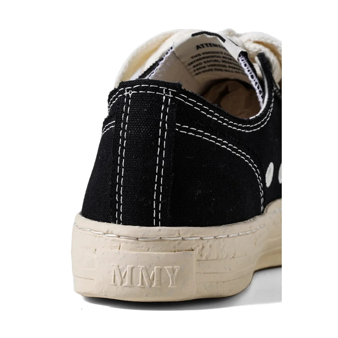S14FW702-black Maison MIHARA YASUHIRO TRENT Canvas Low-Top Sneakers (Men's)