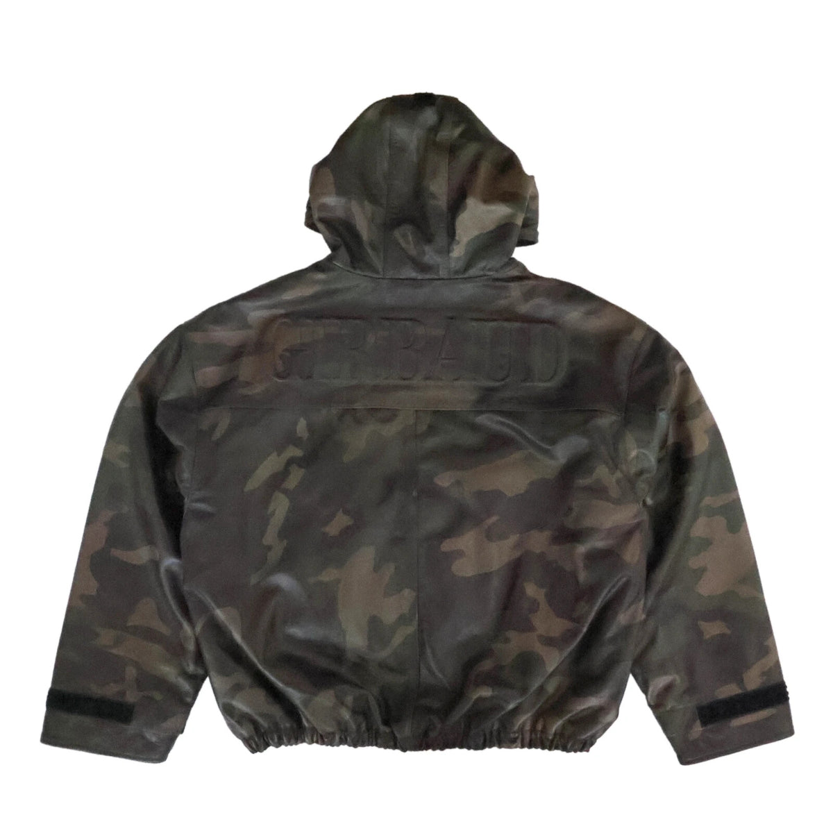 Supreme Marithe Francois Girbaud Hooded Leather Flight Bomber Jacket Camo