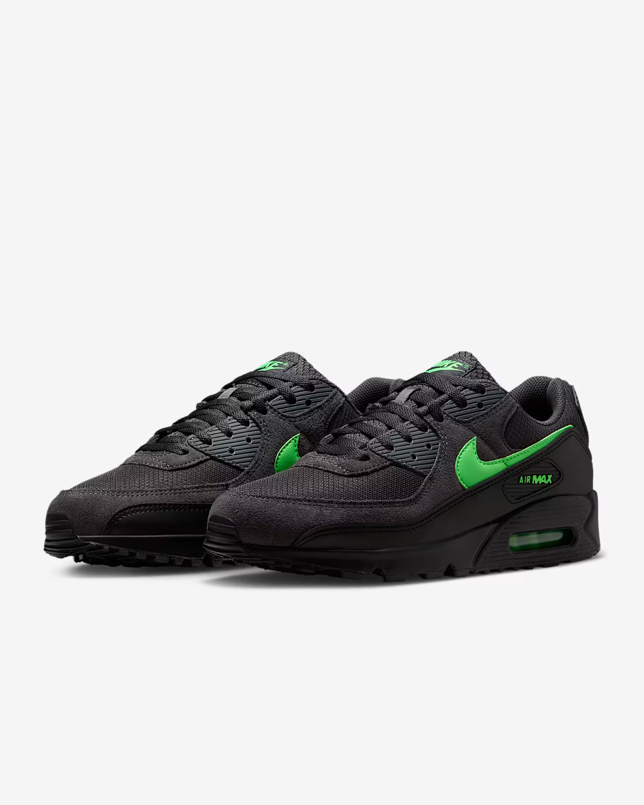 DM0029-015 Nike Air Max 90 Anthracite Black Green Strike (Men's)