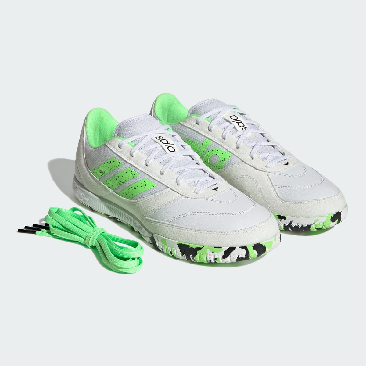 JH6294 adidas Top Sala Competition 2 Indoor Cloud White Lime Burst Core (Men's)