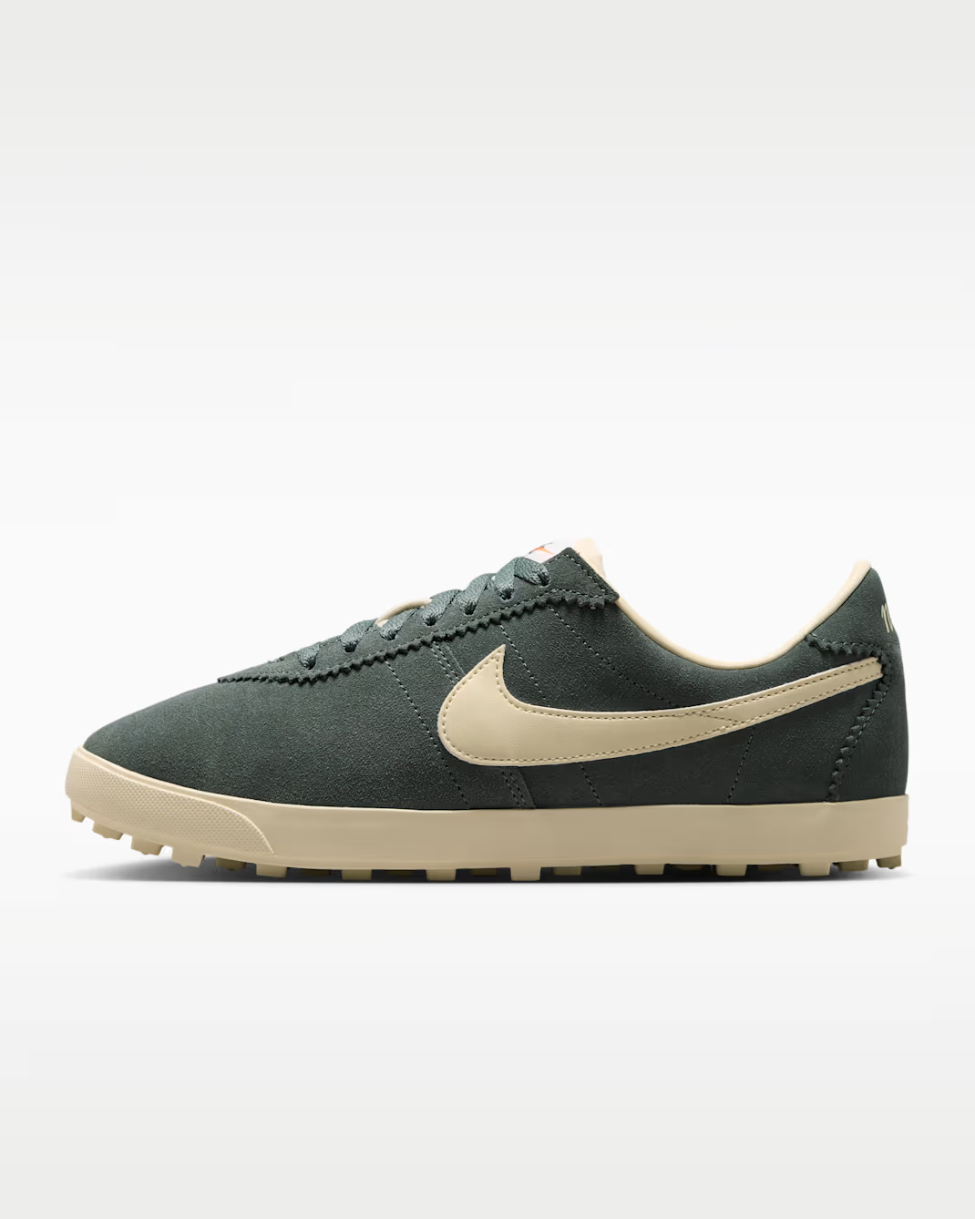 IQ7611-301 Nike Astrograbber Suede "Camo Green/Sail" (Women's)