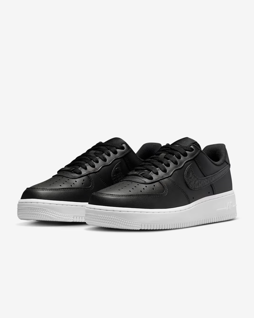 IO4837-001 Nike Air Force 1 '07 SE Black Neutral Grey White Black (Women's)