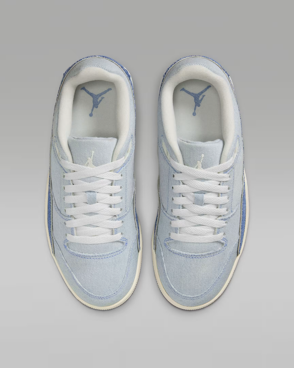 IB4414-100 Nike  Jordan Flight Court SE Sail Worn Blue Gum Light Brown (Women's)