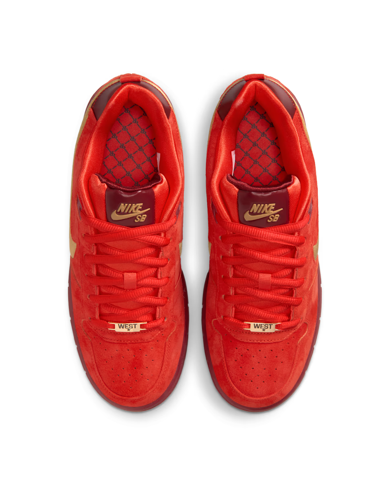IQ5648-600 Paul Rodriguez Nike SB P-Rod 1 Habanero Red Team Red (Men's)