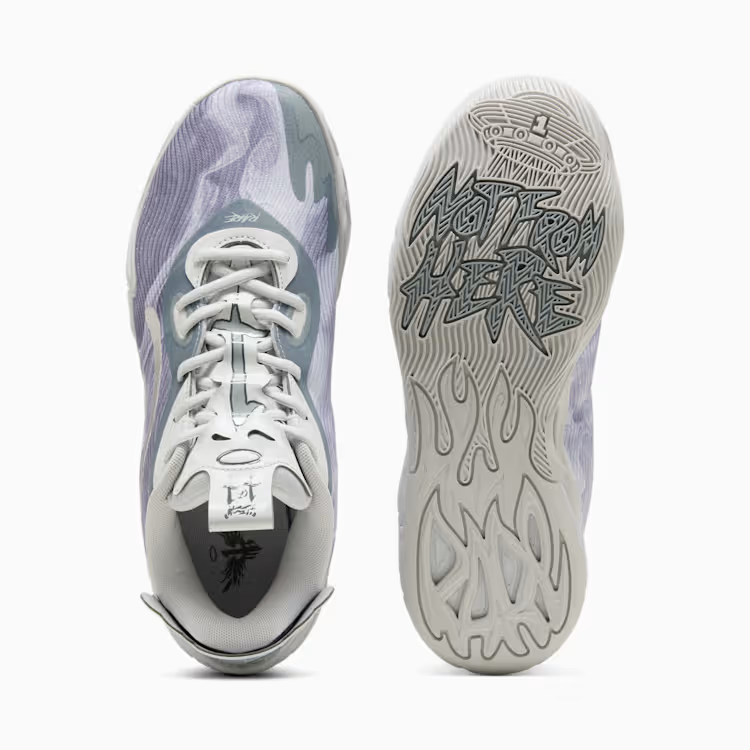 312174-03 Puma MB04 Lo Team Feather Gray Cool Mid Gray Cool Dark Gray (Men's)