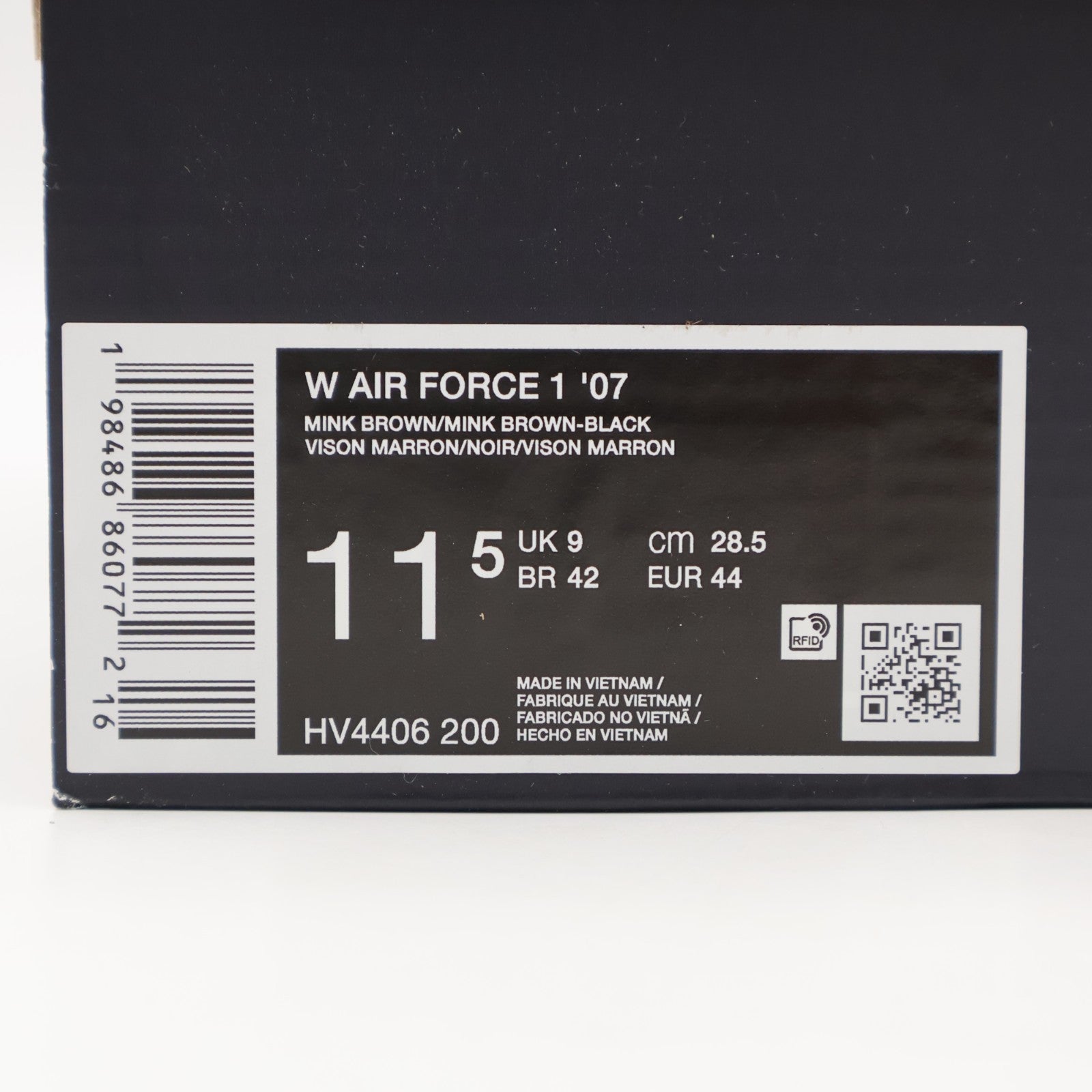 HV4406-200 Nike Air Force 1 Low Mink Brown (Women's)