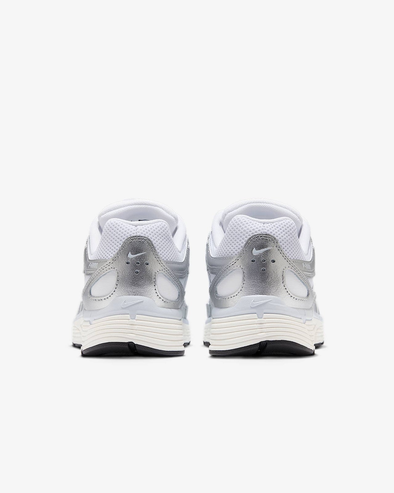 BV1021-106 Nike P-6000 White Blue Tint Sail Metallic Silver (Women's)