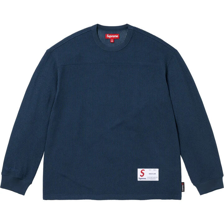 Supreme Polartec Mesh L/S Football Top Navy