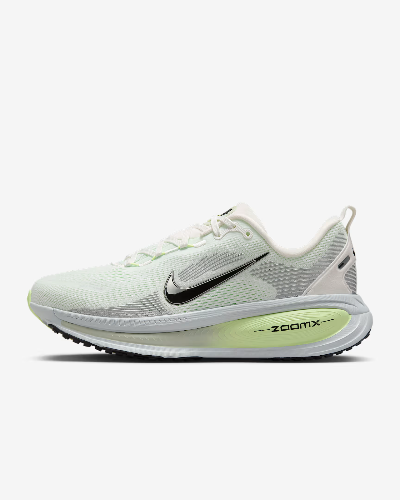 HM6804-107 Nike  Vomero 18 Summit White Barely Volt Light Silver Black (Women's)