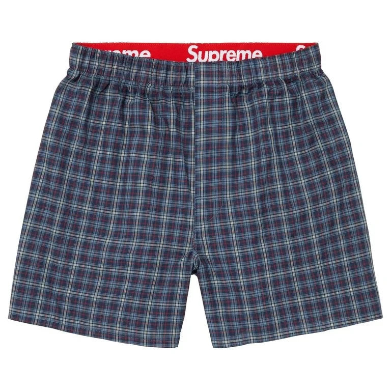 Supreme x Hanes Plaid Boxers (4 Pack) Multicolor
