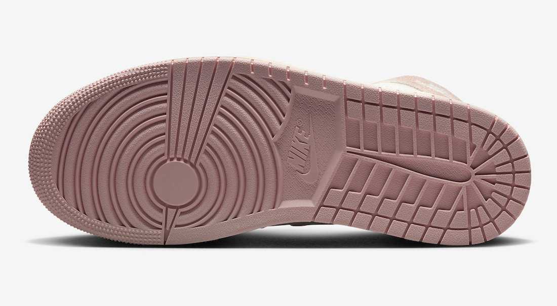 FD2596-600 Nike WMNS Air Jordan 1 Retro High OG Washed Pink Beige White Ivory