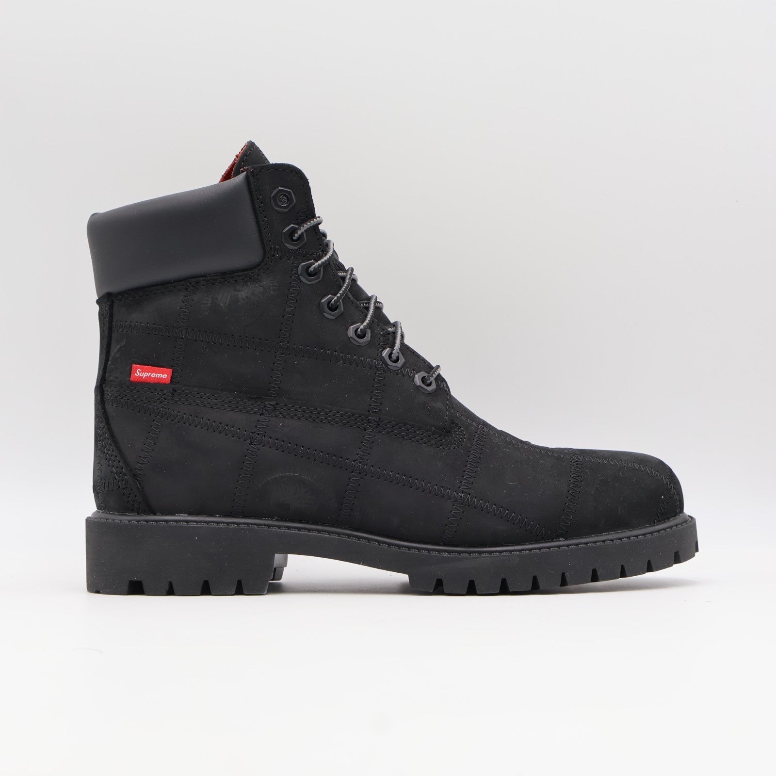 TB0A5TBZW05 Supreme Timberland Patchwork 6 Inch Premium Boot Black (Men's)