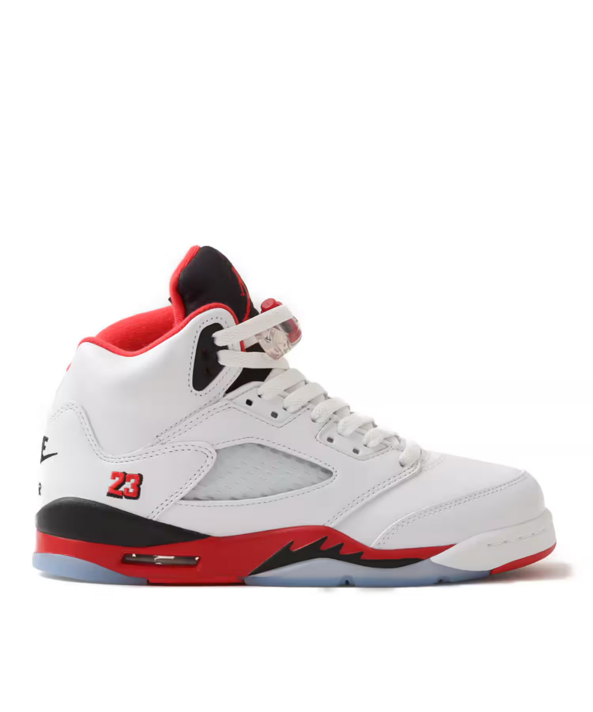 HQ7980-101 Nike GS Air Jordan 5 Retro Fire Red Black Tongue 2025