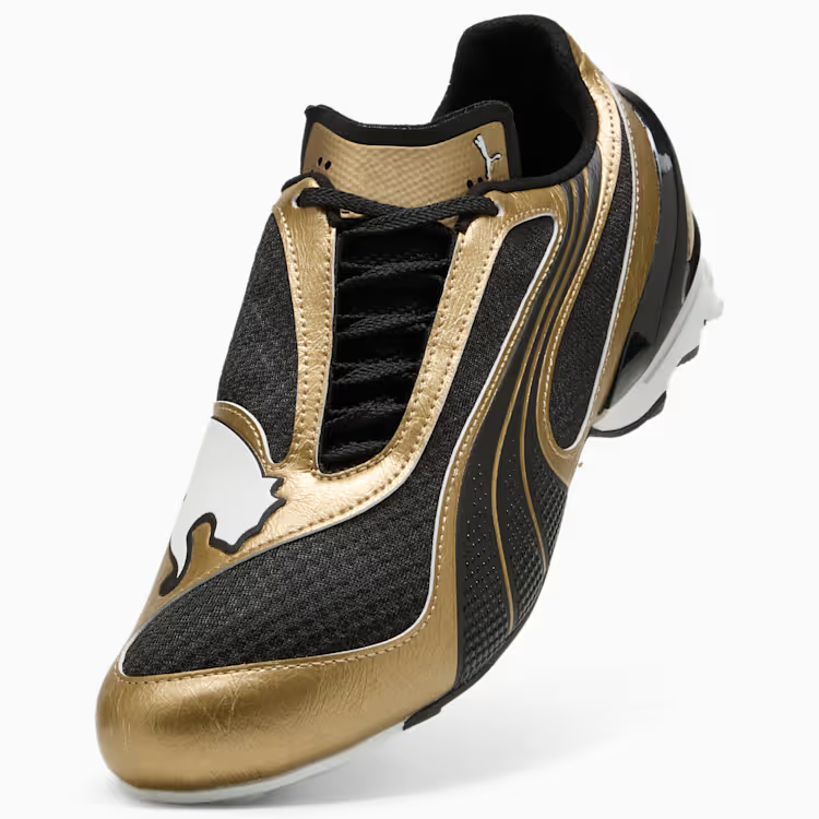 402953-04 Puma V-S1 Metallic PUMA Gold PUMA Black (Men's)