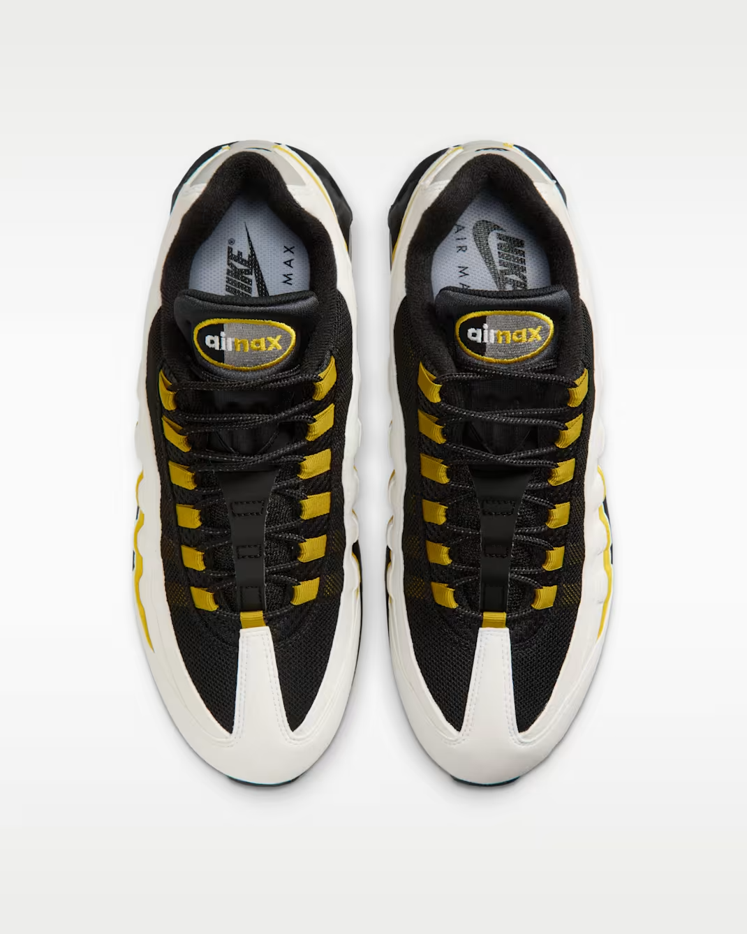 HM4740-102 Nike Air Max 95 OG Big Bubble White Saffron Quartz Black (Men's)