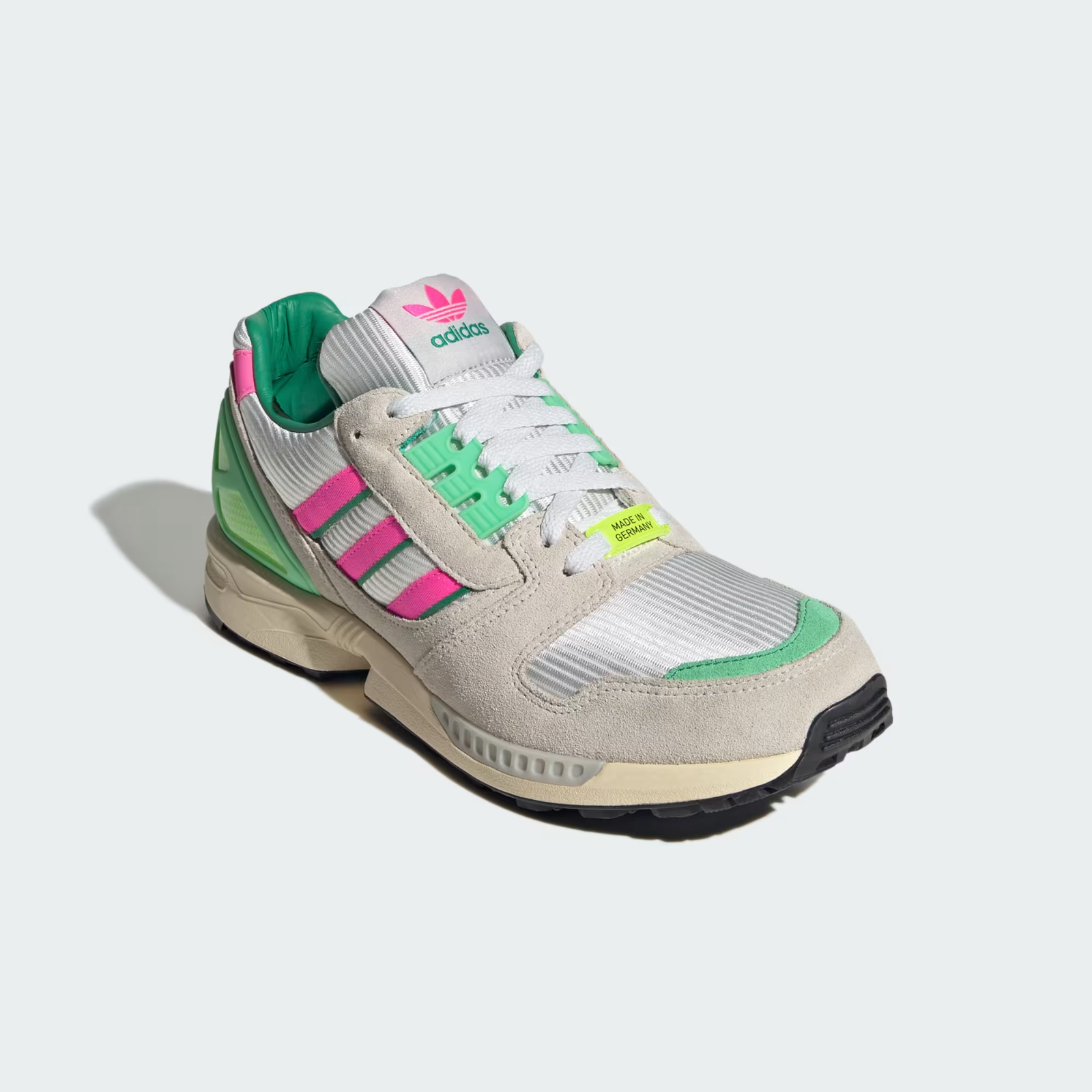 KI4726 adidas ZX 8000 "Off White/Lucid Pink/Semi Court Green" (Men's)