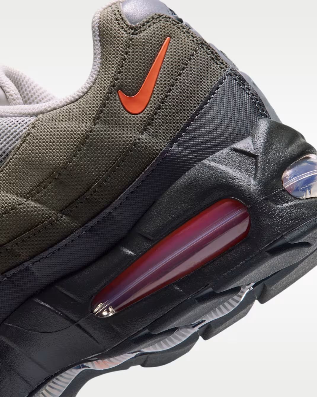 IQ7128-003 Nike Air Max 95 Big Bubble "Dark Loden/Safety Orange" (Men's)