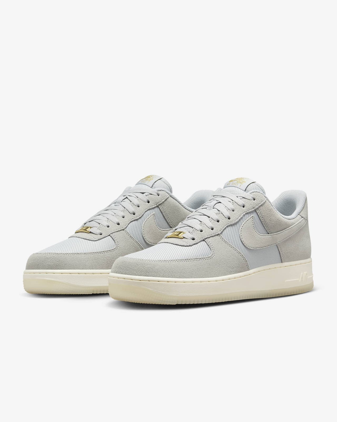 FZ5222-001 Nike Air Force 1 '07 LV8 Light Smoke Grey Metallic Gold Pale (Men's)