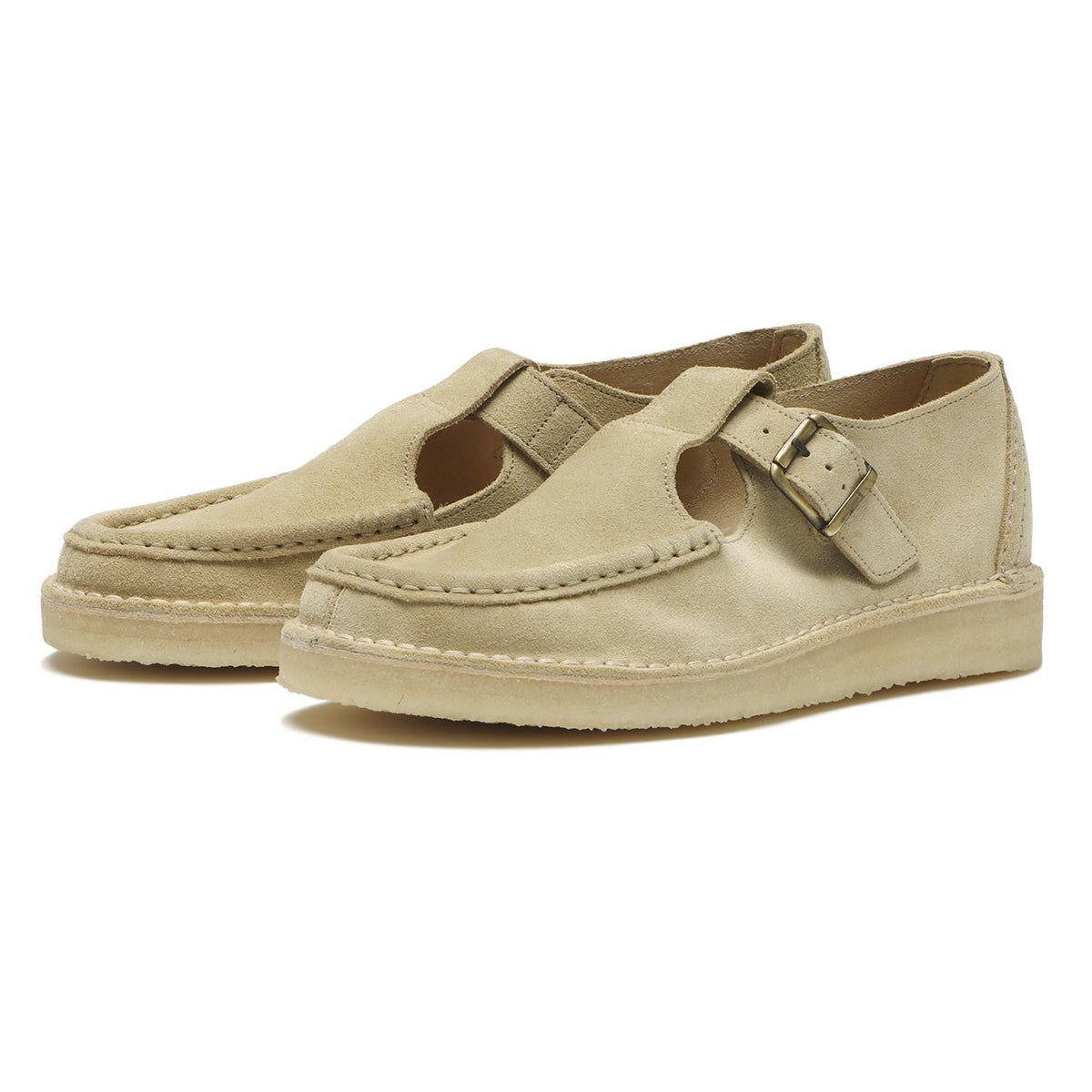 26182845 Clarks Nomad T Bar Maple Suede ( Men's )