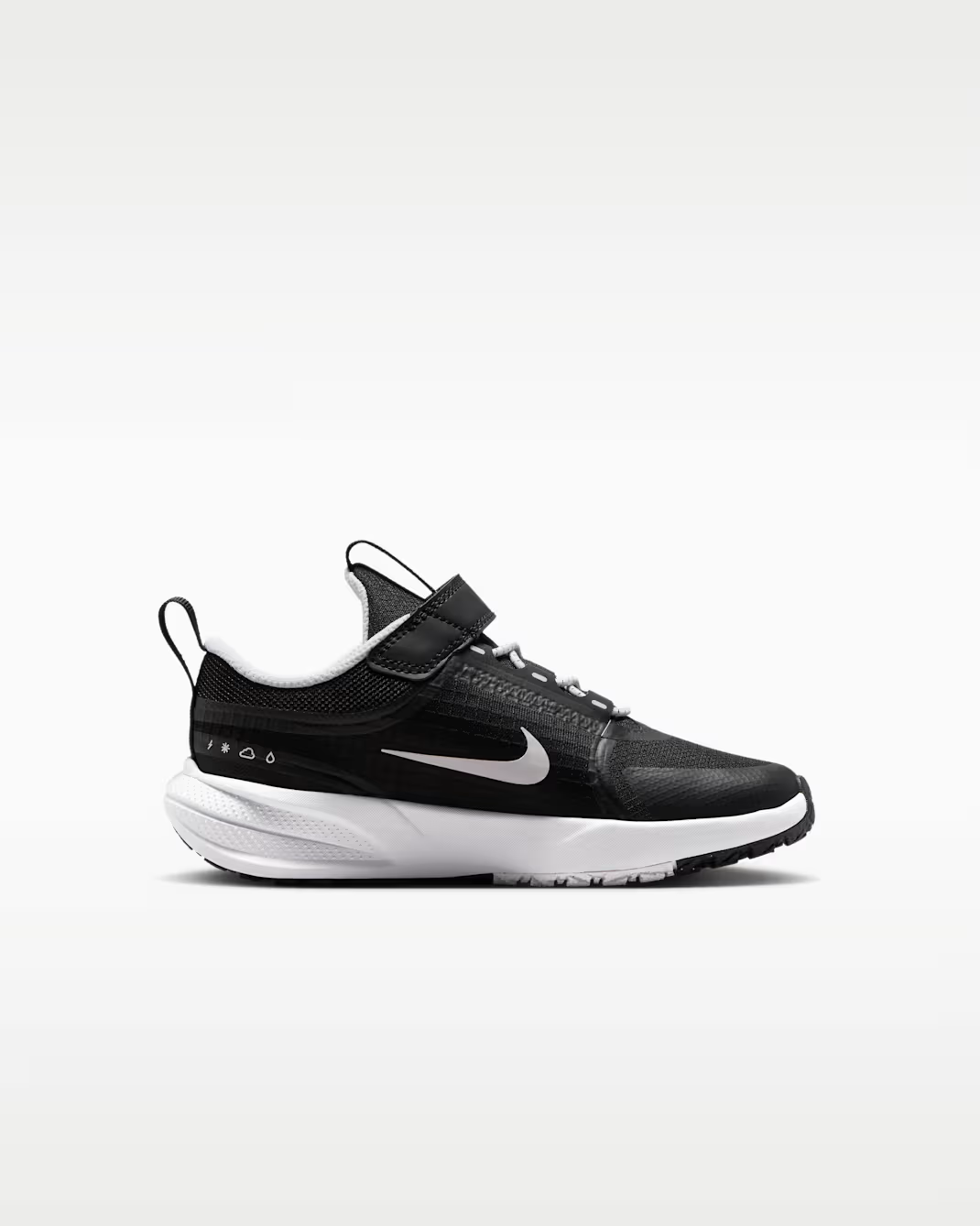 IO2336-002 Nike PS Star Runner Utility "Black/White"