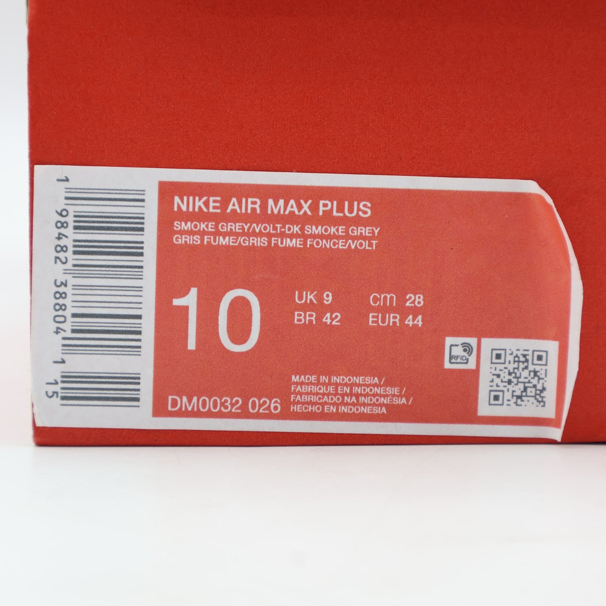 DM0032-026 Nike Air Max Plus Smoke Grey Volt (Men's)