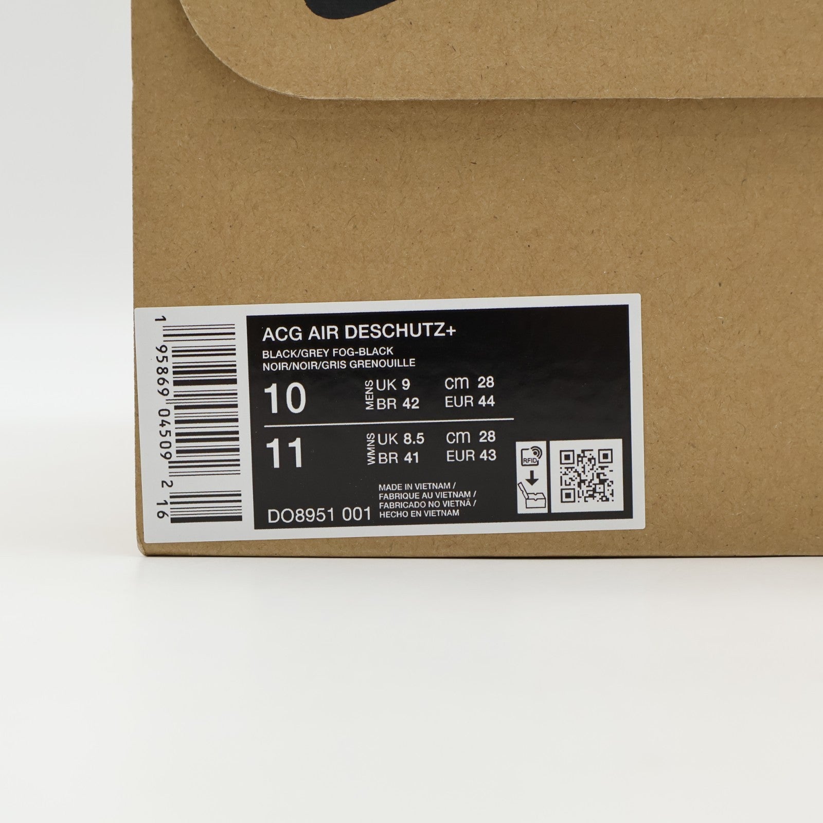 DO8951-001 Nike ACG Air Deschutz  Black Grey Fog (Men's)
