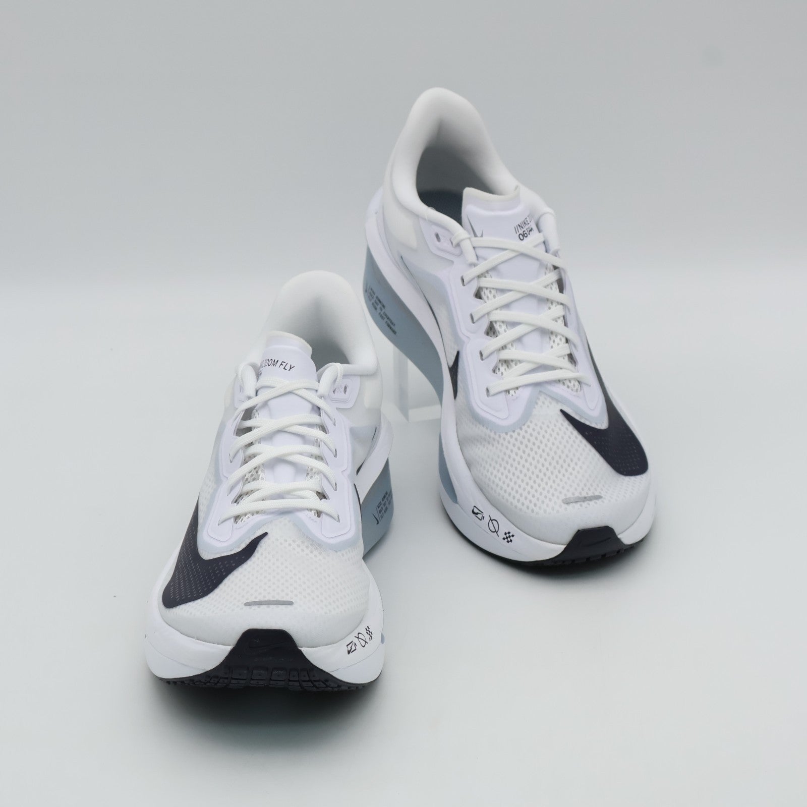 FN8454-104 Nike Zoom Fly 6 White Pure Platinum Obsidian Mist Gridiron (Men's)