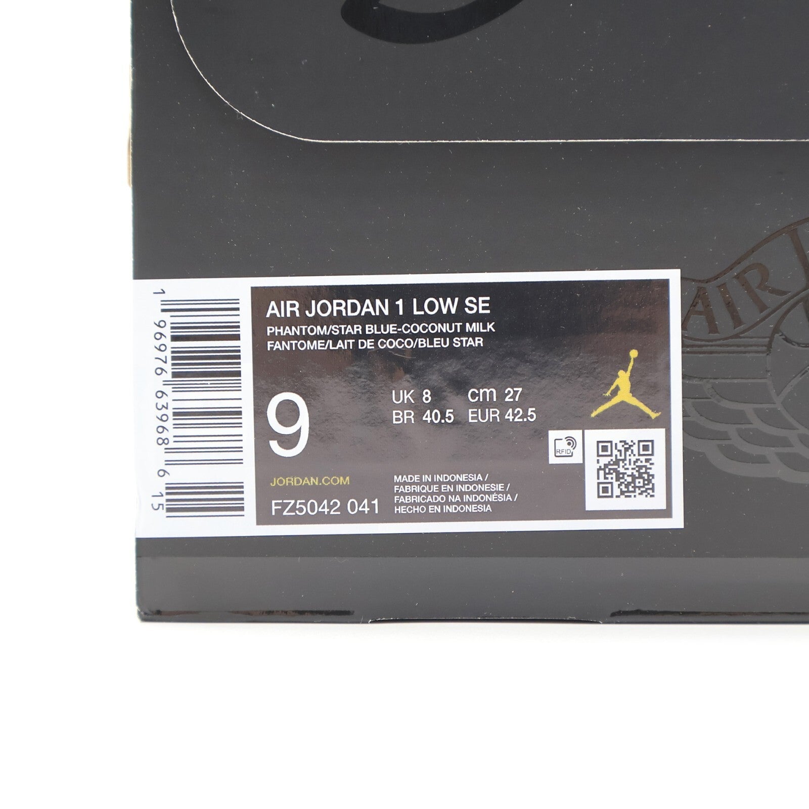 FZ5042-041 Nike Air Jordan 1 Low SE Phantom Amber Brown Star Blue Denim (Men's)