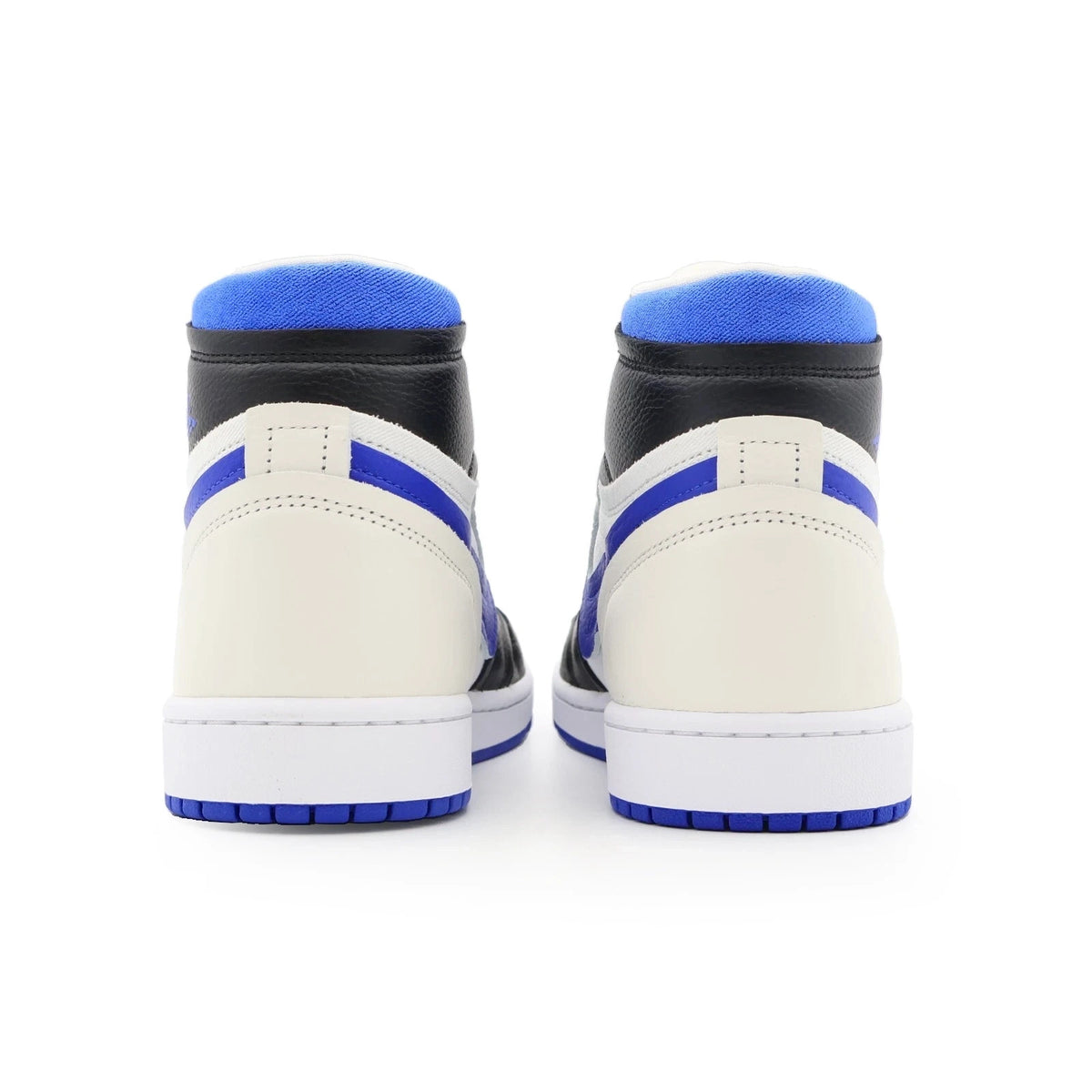 FB9891-041 Nike Air Jordan 1 High MM Black White Sail Game Royal (Women's)