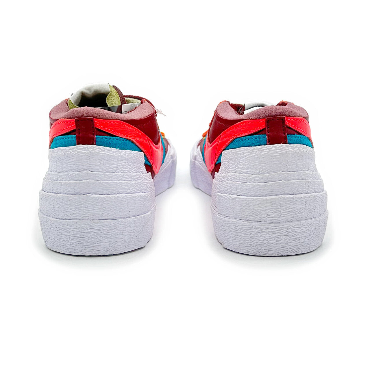DM7901-600 KAWS sacai Nike Blazer Low Team Red White Maroon Pink Blue (Men's)