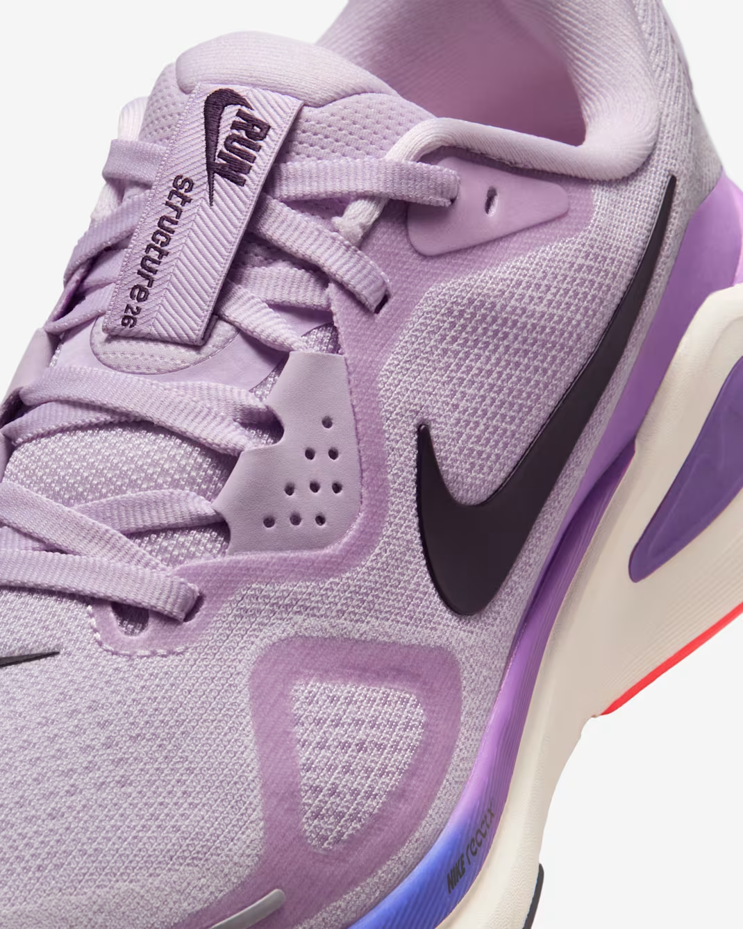 HJ1101-500 Nike Structure 26 Road Running Shoes Violet Mist (Women's)