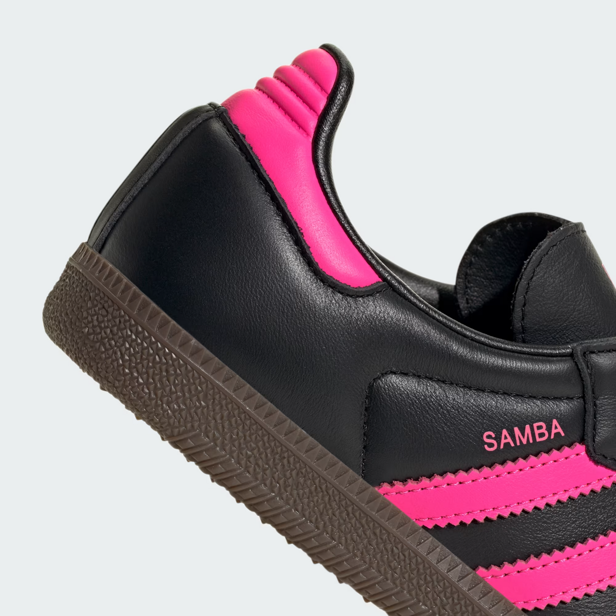 JS1386 adidas Originals  Samba OG Core Black Lucid Pink Gum (Women's)