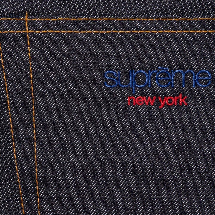 Supreme Rigid Baggy Selvedge Denim Short Rigid Indigo