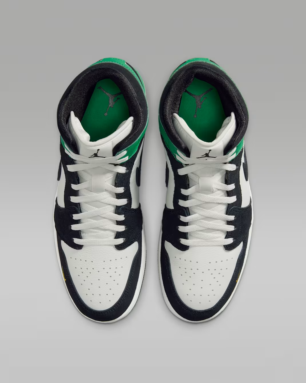II9812-100 Nike Air Jordan 1 Mid SE Lucky Green (Men's)