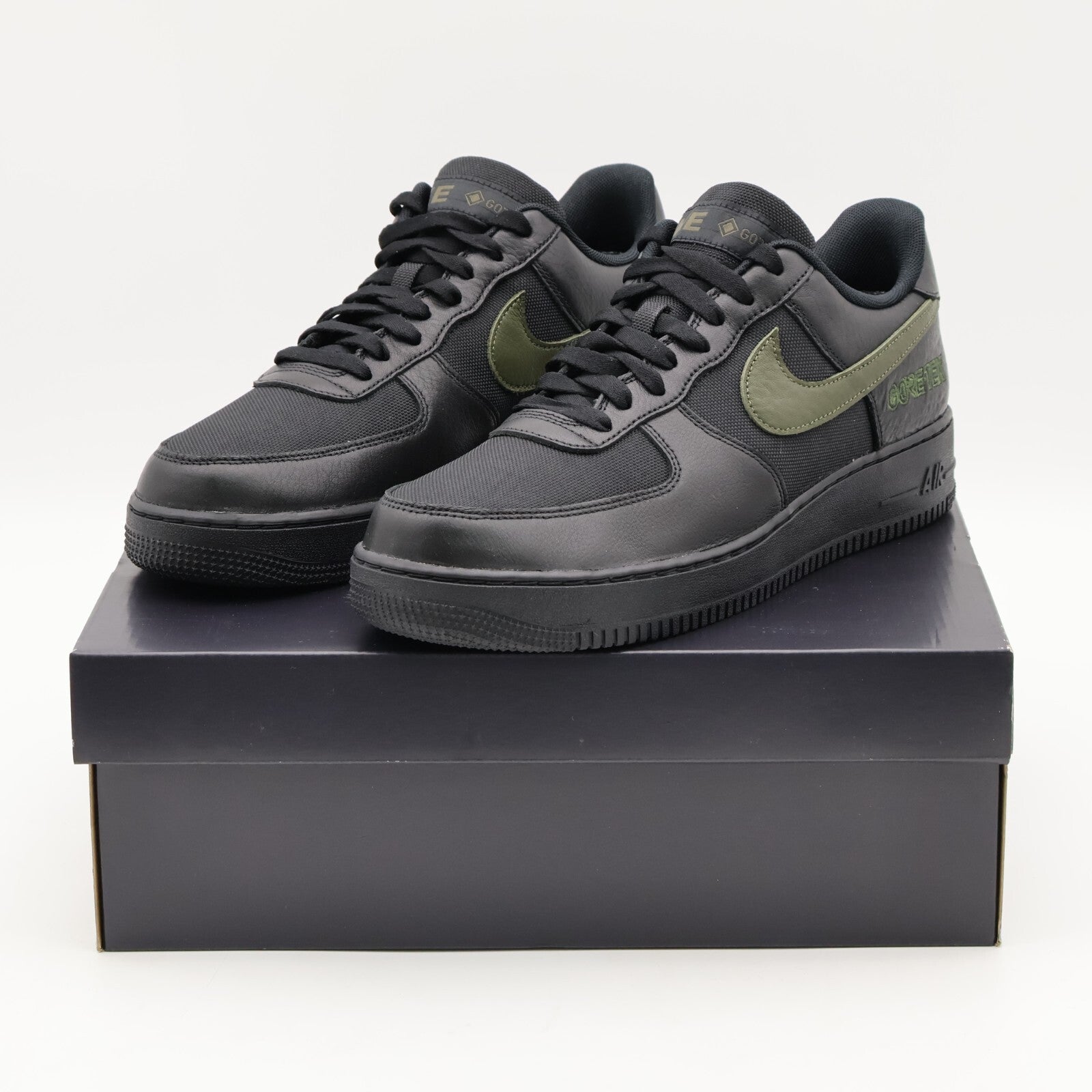 HV3959-010 Nike Air Force 1 Low GORE-TEX Black Cargo Khaki (Men's)