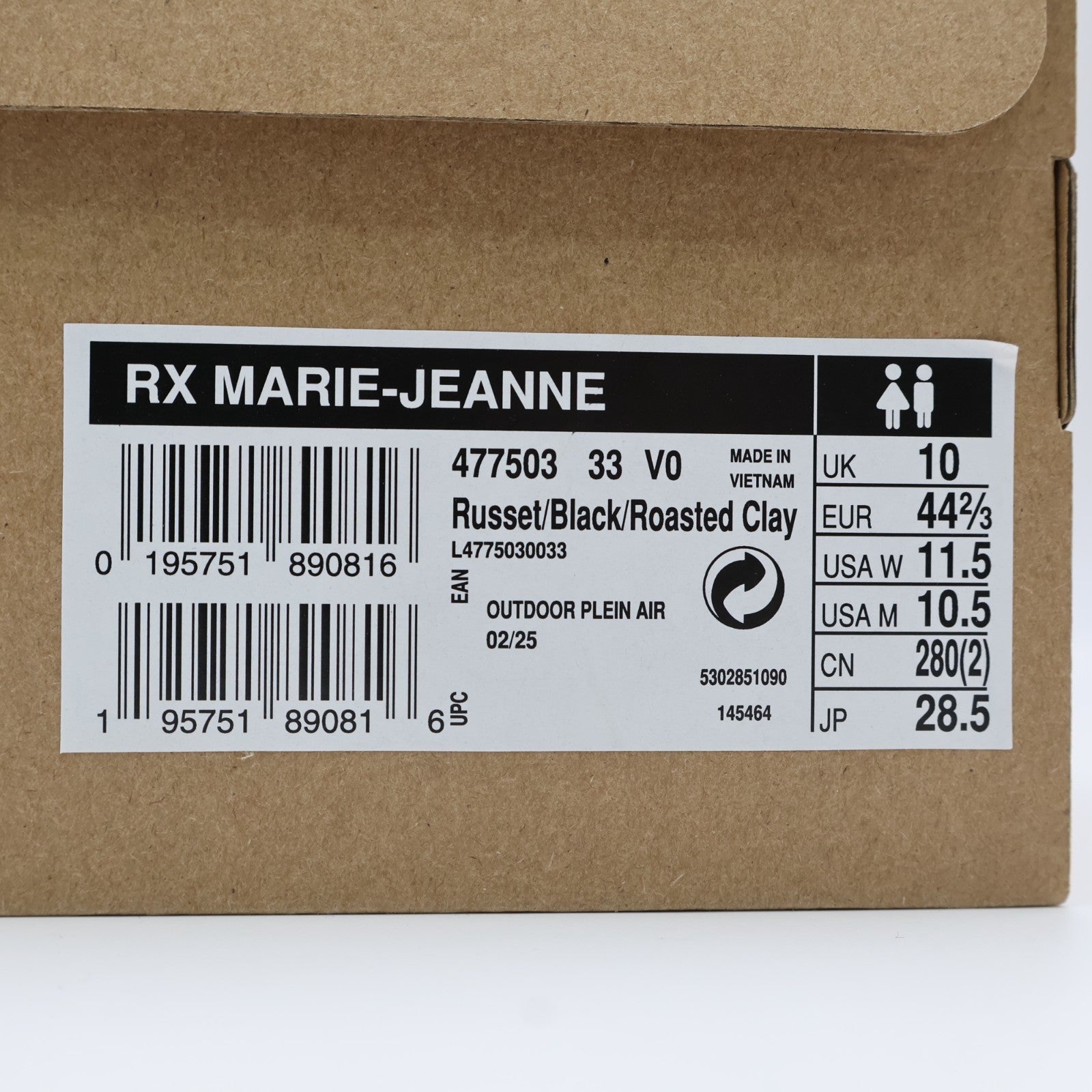 L47750300 Salomon RX Marie-Jeanne Russet Black (Men's)