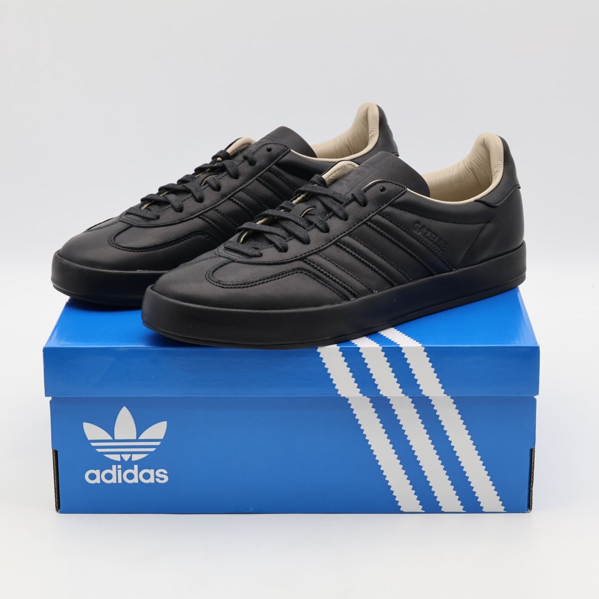 JH5415 adidas Originals Gazelle Indoor LUX Core Black Wonder Beige (Men's)