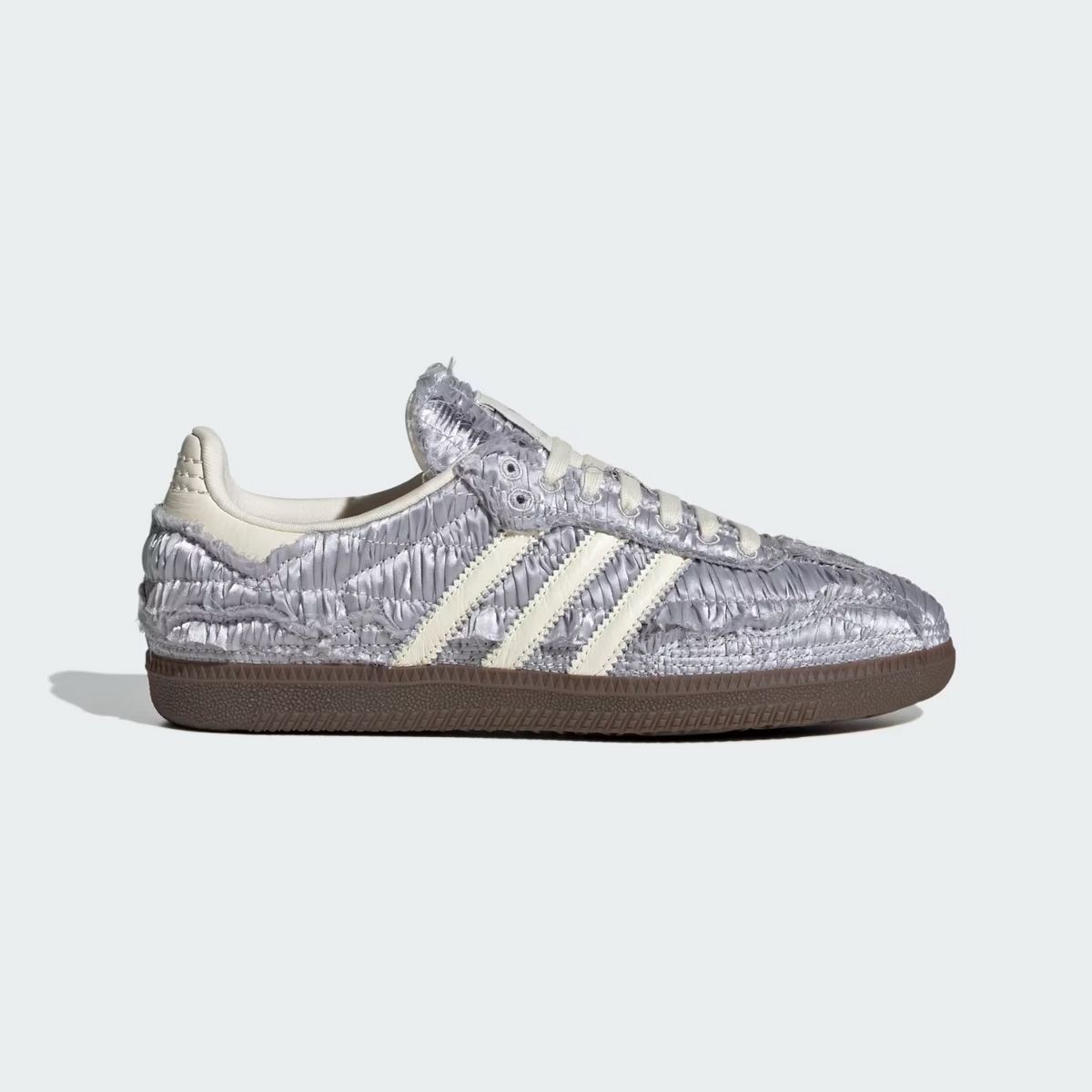 JP9283 Caroline Hu adidas Originals Samba Silver Metallic Cream White (Women's)