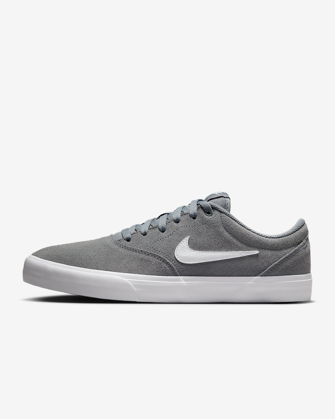 IB2750-004 Nike Charge Suede Cool Grey Cool Grey White White (Men's)