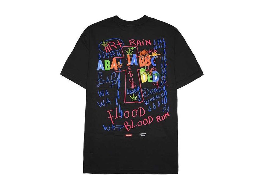 Supreme Martine Rose Lee Scratch Perry Tee Black