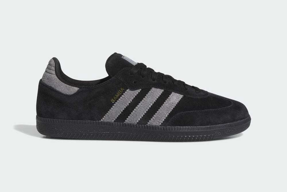 IH3348 adidas Originals Samba ADV Core Black Gray Four Gold Metallic (Men's)