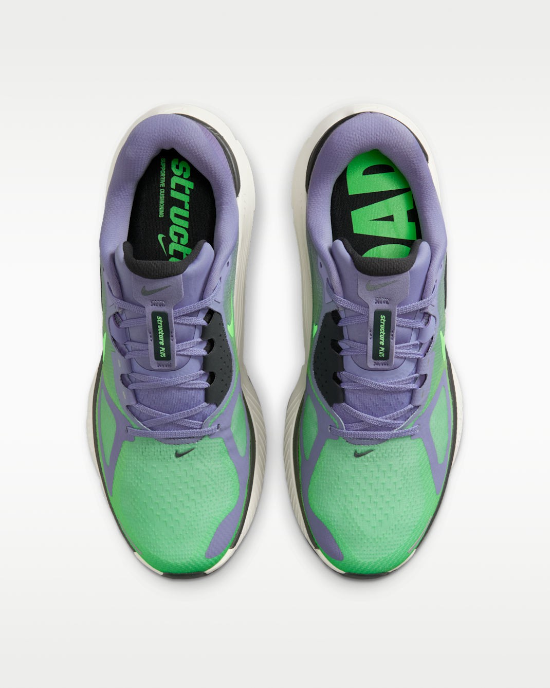 HQ3048-501 Nike Structure Plus Iron Purple Voltage Green (Men's)
