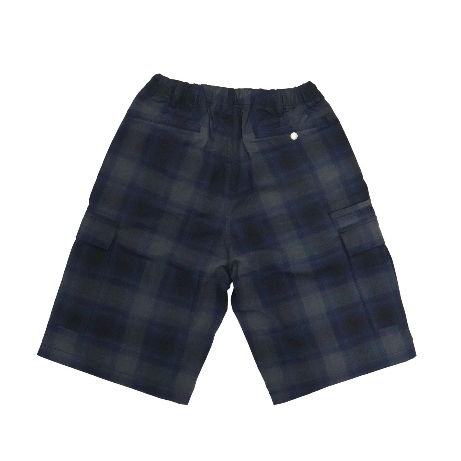 Supreme Shadow Plaid Cargo Short Navy